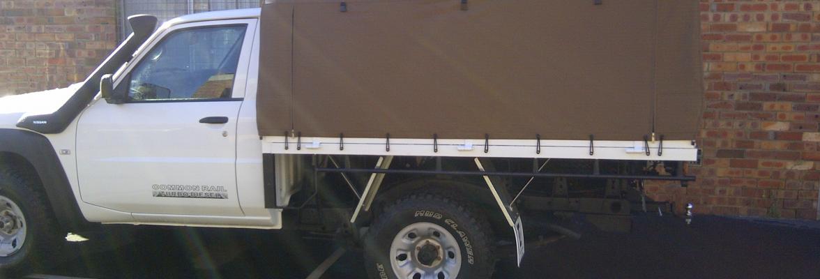 #slide84 Canvas Ute Canopy